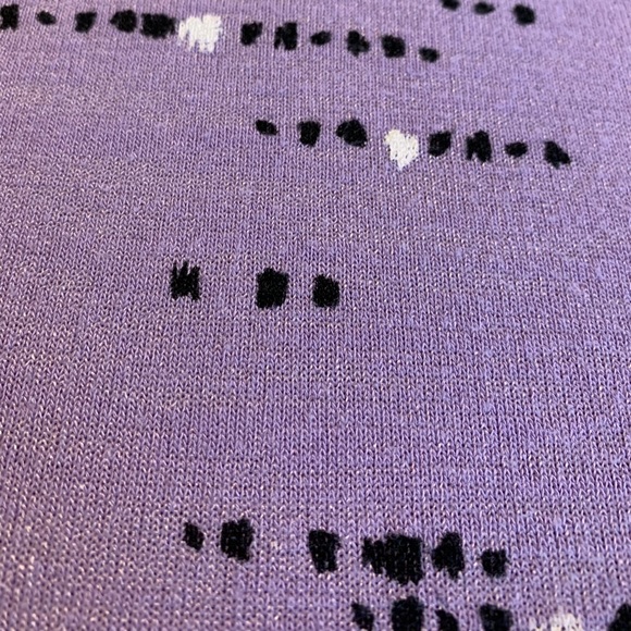 Asymmetrical Knit Tee in Lavender - Picture 12 of 14